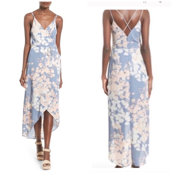 Astr Dresses & Skirts - ASTR THE LABEL Wrap Floral Print Tie Waist…